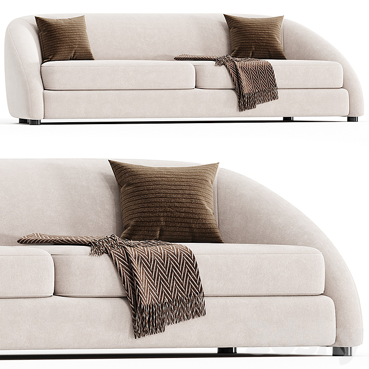 Sofa Cruz 3DS Max Model - thumbnail 1