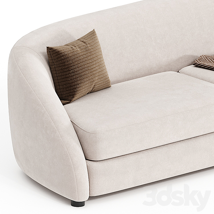 Sofa Cruz 3DS Max Model - thumbnail 2