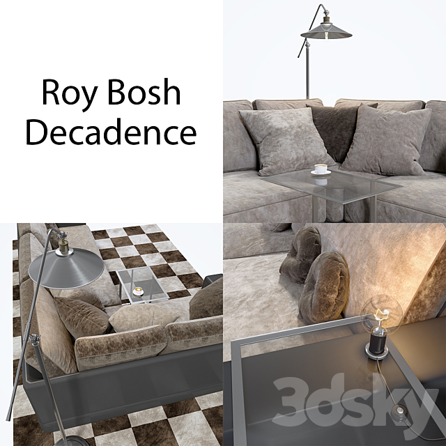 Sofa Decadence 3DSMax File - thumbnail 2