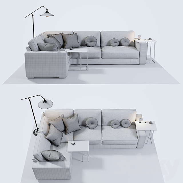 Sofa Decadence 3DSMax File - thumbnail 3