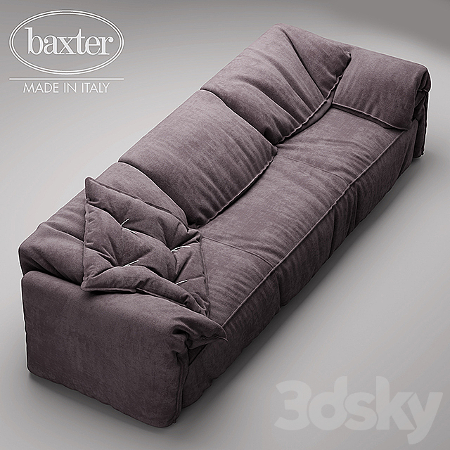 Sofa DIVANO CASABLANCA SOFA baxter 3DSMax File - thumbnail 3