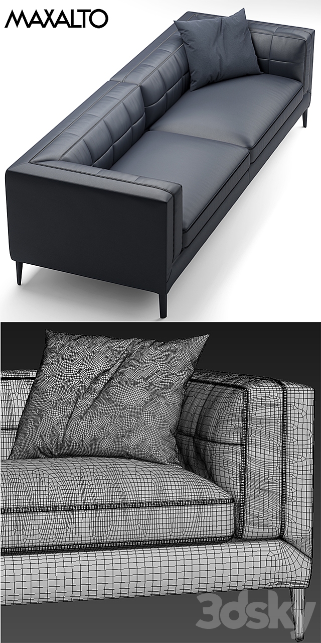 Sofa Dives by Maxalto 3DSMax File - thumbnail 3