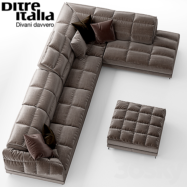 Sofa Dunn Soft Ditre Italia Design 3DSMax File - thumbnail 2