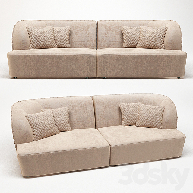 Sofa DV Home Charlotte 3DSMax File - thumbnail 1