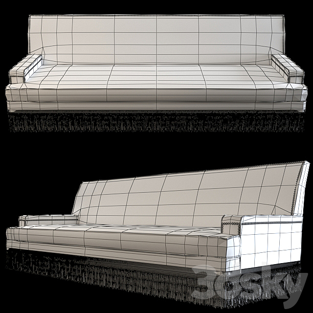 Sofa Eichholtz Chambers (vray GGX) 3ds Max - thumbnail 2