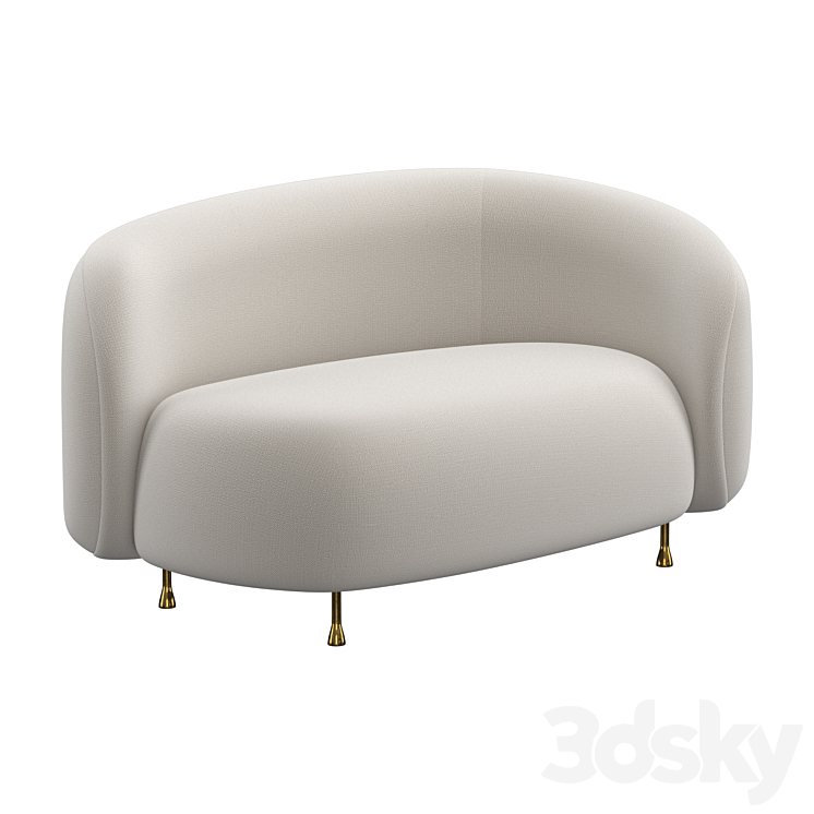 Sofa Ell 3DS Max Model - thumbnail 2