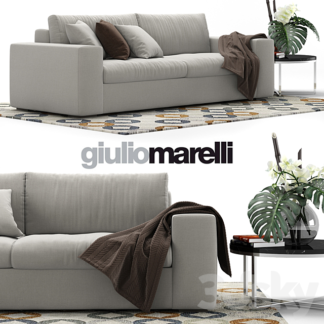 sofa Epika. Giulio Marelli 3DSMax File - thumbnail 1