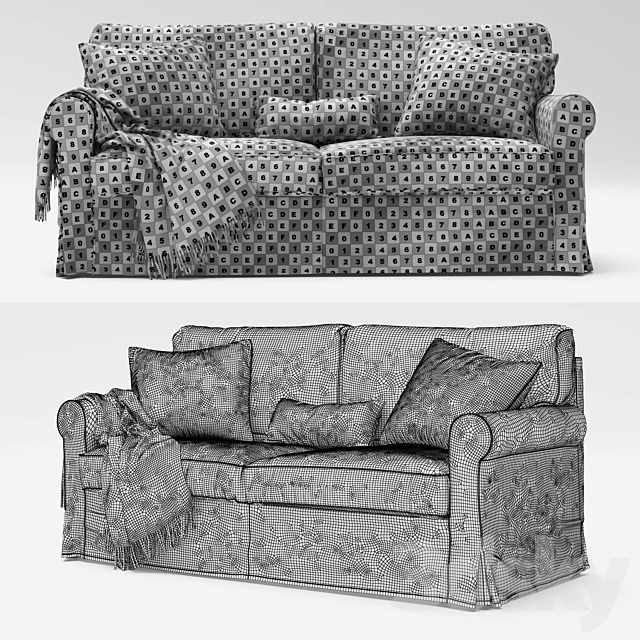 Sofa ERREBI VINTAGE 02 3DSMax File - thumbnail 3