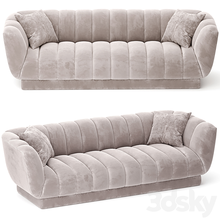 Sofa Fabio DG Home 3DS Max Model - thumbnail 1