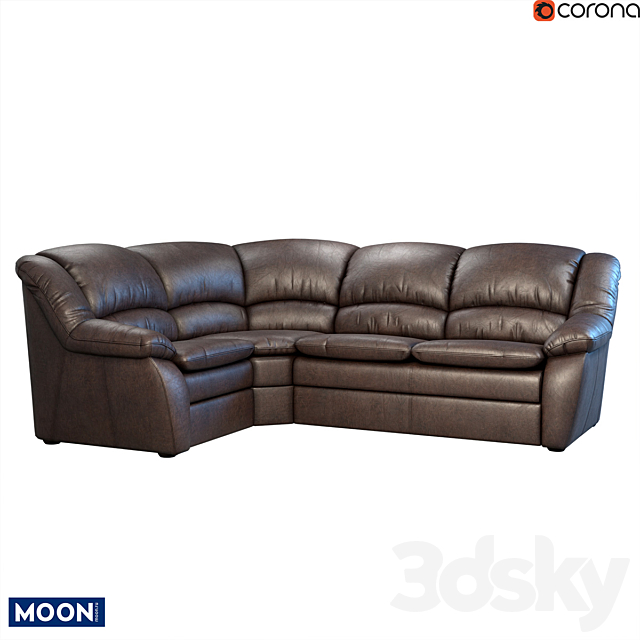 Sofa factory MOON model 099 3ds Max - thumbnail 1