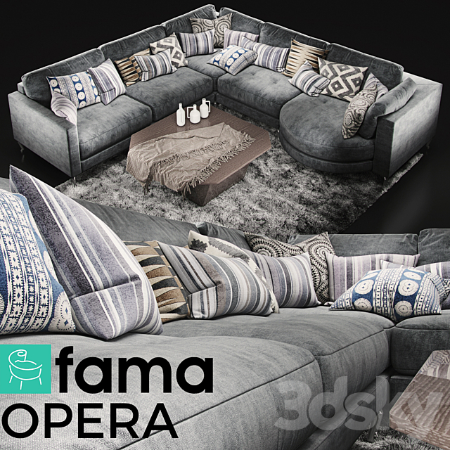 Sofa Fama Opera 3DSMax File - thumbnail 1