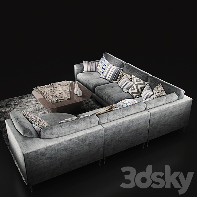 Sofa Fama Opera 3DSMax File - thumbnail 2