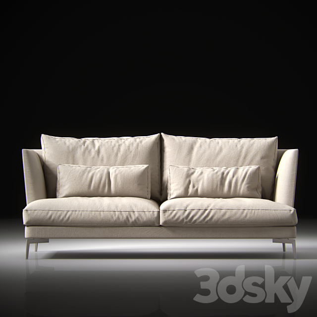 sofa FEEL GOOD 3DS Max Model - thumbnail 3