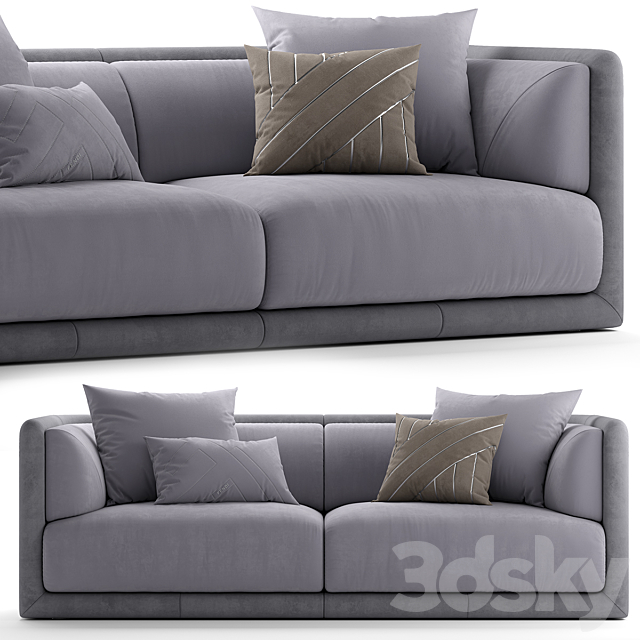 Sofa fendi casa conrad sofa 3DSMax File - thumbnail 1