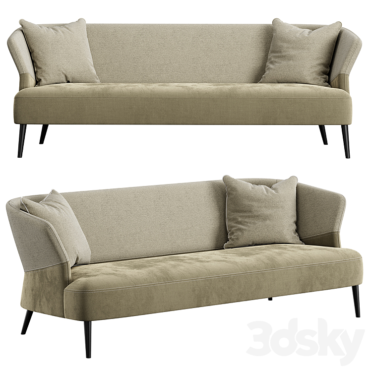 Sofa Fink Konyshev 3DS Max Model - thumbnail 1