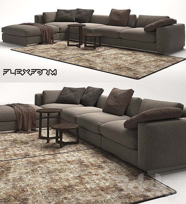 Sofa Flexform Beauty 3DSMax File - thumbnail 2