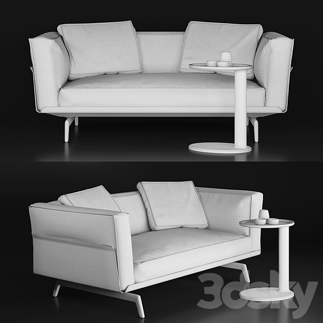 Sofa Flexform Este_2017 3DSMax File - thumbnail 2