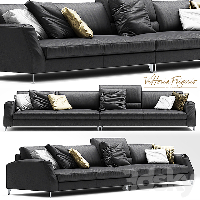 Sofa frigerio salotti DIVANI DAVIS CLASS 3DSMax File - thumbnail 1