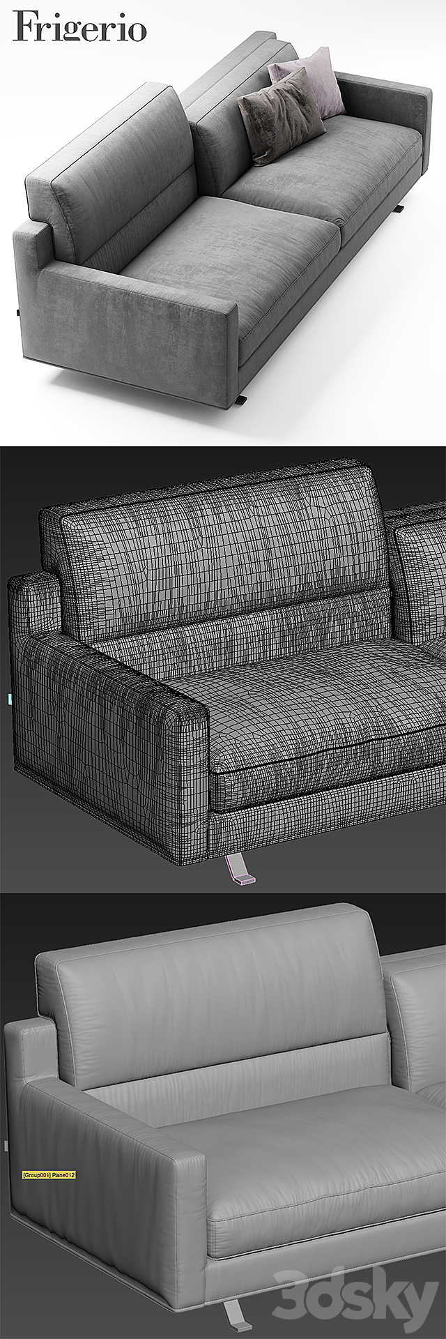 Sofa frigeriosalotti JAMES 3DSMax File - thumbnail 3