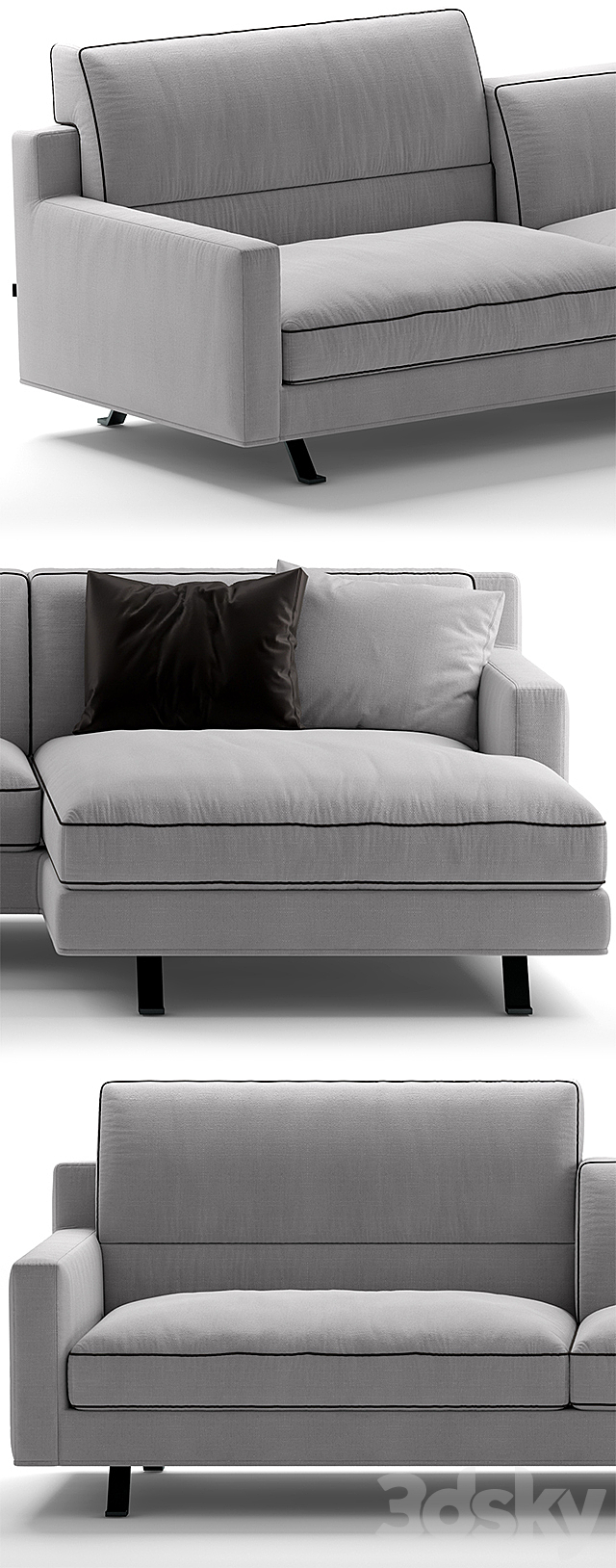 Sofa frigeriosalotti JAMES 3DSMax File - thumbnail 2