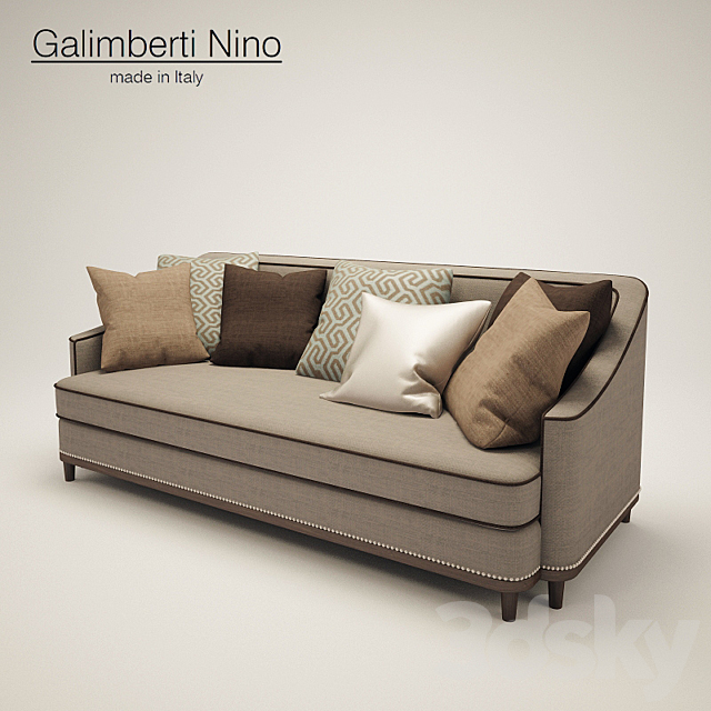 Sofa GALIMBERTI NINO GRACE 3DSMax File - thumbnail 1