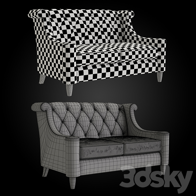 Sofa Garda Decor ZW-0844_151h89h96_dvuhmestny 3DSMax File - thumbnail 3