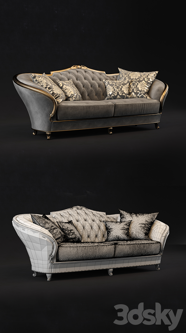 Sofa GoldComfort 3DSMax File - thumbnail 3