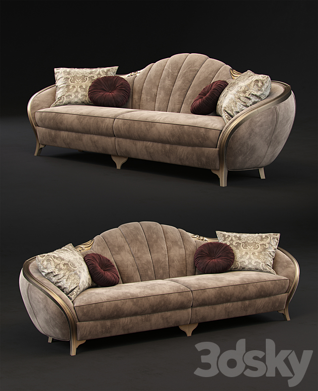 Sofa GoldConfort Paradise 3DSMax File - thumbnail 3