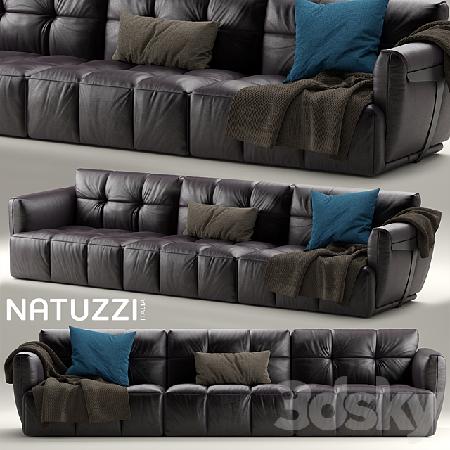 Sofa Herman NATUZZI ITALIA 3DSMax File - thumbnail 1