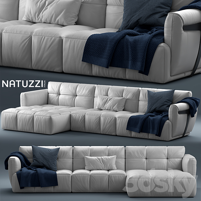 Sofa Herman NATUZZI ITALIA 3DSMax File - thumbnail 1