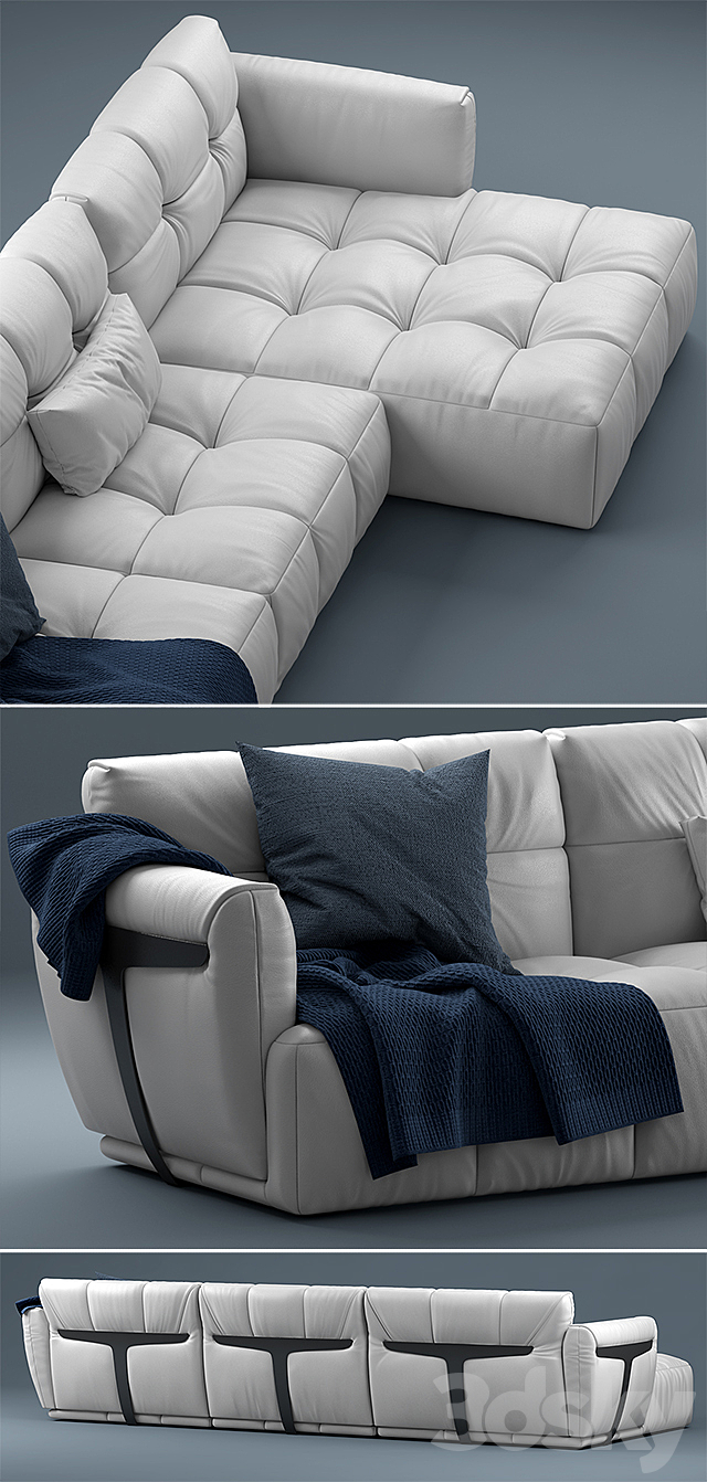 Sofa Herman NATUZZI ITALIA 3DSMax File - thumbnail 2