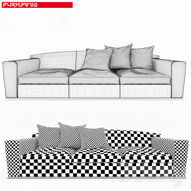 Sofa HILL 3DSMax File - thumbnail 3