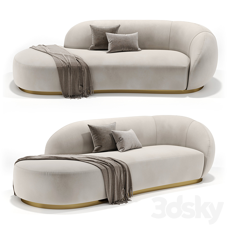 Sofa Hills 3DS Max Model - thumbnail 1