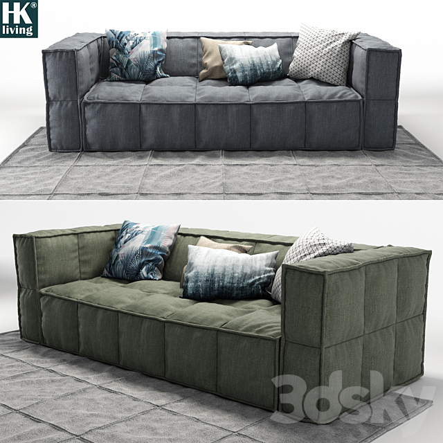 Sofa HK-Living 3DSMax File - thumbnail 1