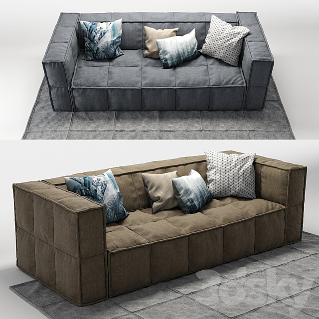 Sofa HK-Living 3DSMax File - thumbnail 2