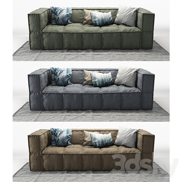 Sofa HK-Living 3DSMax File - thumbnail 3