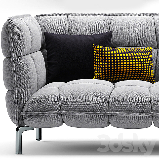 Sofa HUSK sofa B & B Italia 225 3DSMax File - thumbnail 2