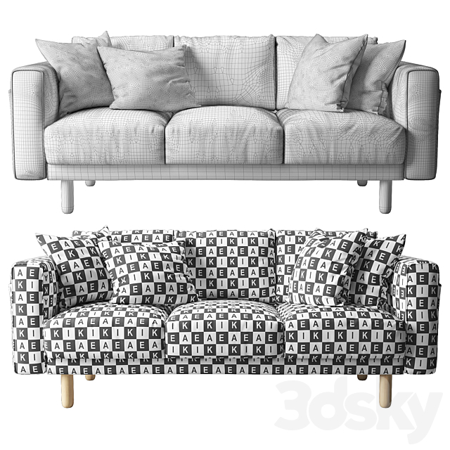 Sofa Ikea Norsborg 2 3DSMax File - thumbnail 3