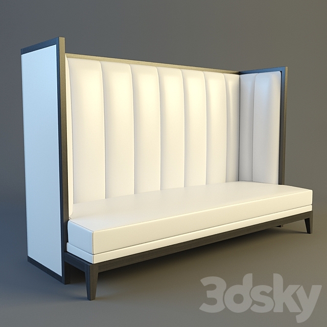 Sofa in the restaurant 3DSMax File - thumbnail 1