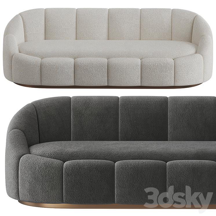 SOFA INGER by eichholtz 3DS Max Model - thumbnail 1