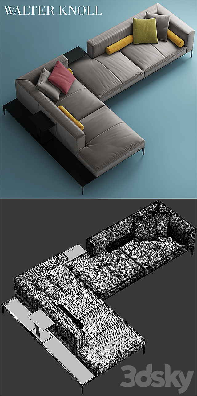 Sofa jaan living walter knoll 3DSMax File - thumbnail 3