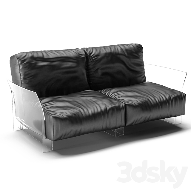 Sofa Kartell Pop 3DSMax File - thumbnail 1