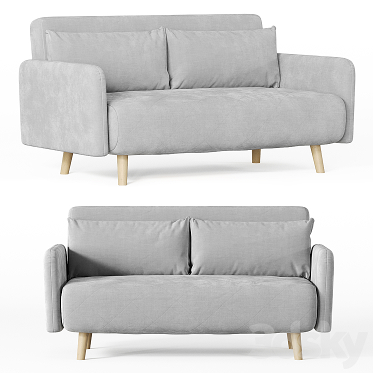 Sofa Kusken 3DS Max Model - thumbnail 2