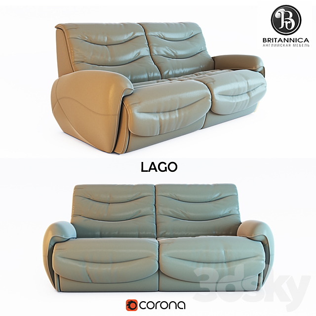 Sofa “Lago” 3DSMax File - thumbnail 1