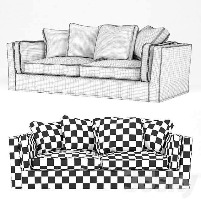 Sofa Landscape 3DSMax File - thumbnail 2