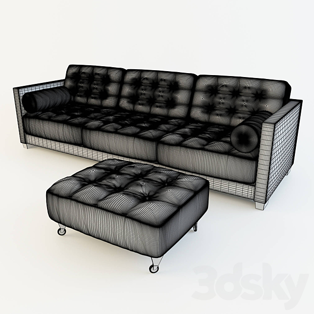 Sofa LE CANAPE by FLEXFORM 3DS Max Model - thumbnail 2