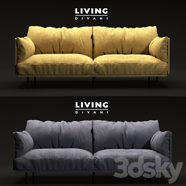 Sofa living 3DSMax File - thumbnail 1