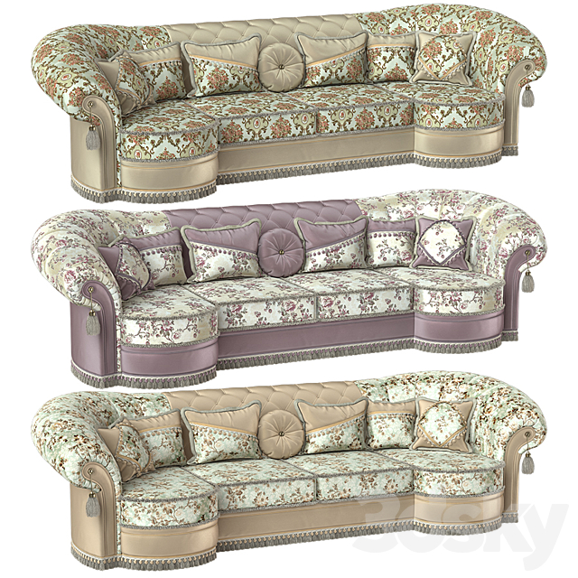 sofa Louise 3DSMax File - thumbnail 1