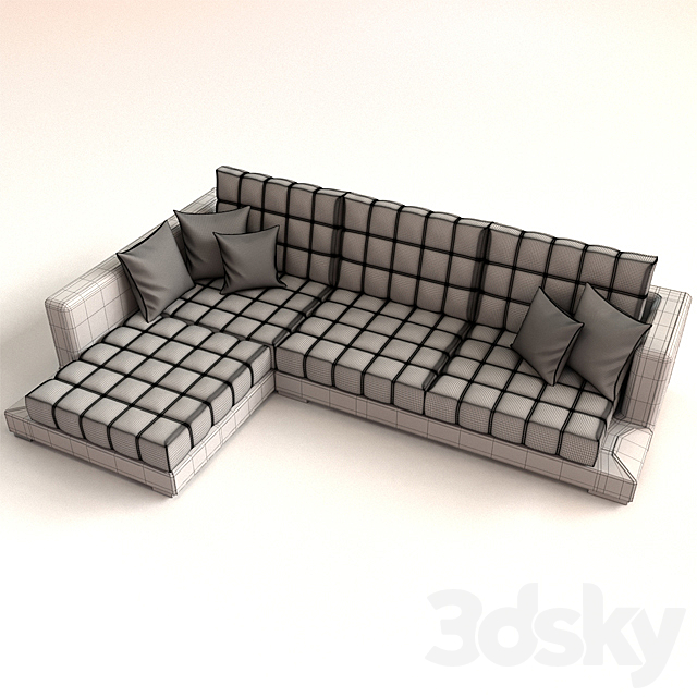 Sofa “Louise 7.2” 3DSMax File - thumbnail 2