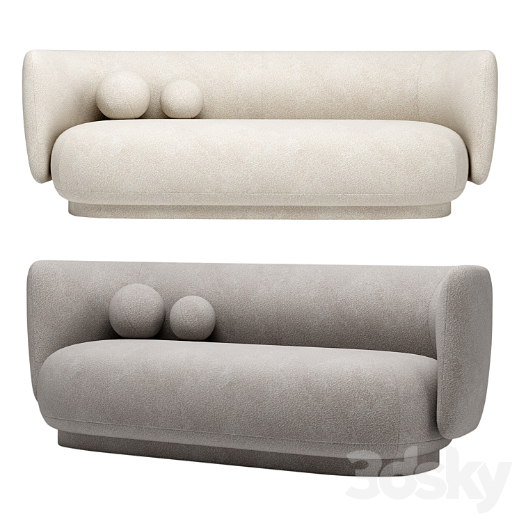 Sofa Lucca OGOGO 3DS Max Model - thumbnail 1